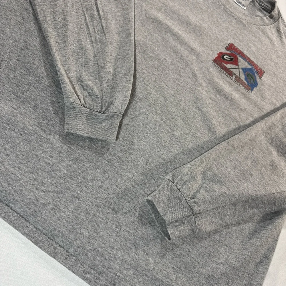Vintage Y2K Georgia Bulldogs vs. Florida Gators Rival 2002 Graphic XL LS T-Shirt - Picture 3 of 7